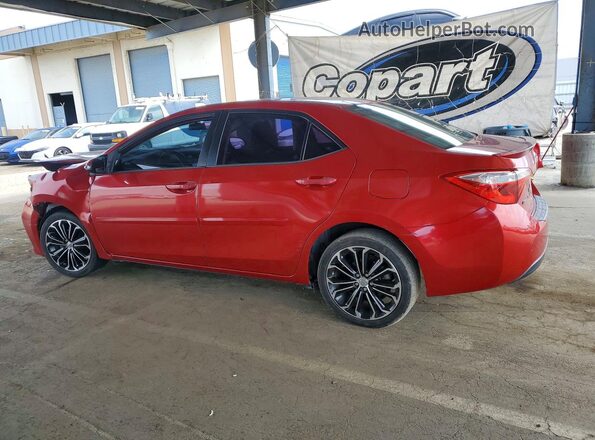 5YFBURHEXGP396696 2016 TOYOTA COROLLA Red 