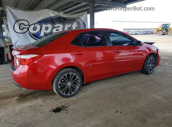 5YFBURHEXGP396696 2016 TOYOTA COROLLA Red 