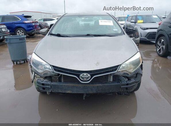 5YFBURHEXGP416476 2016 TOYOTA COROLLA Beige Вид задньої частини салону