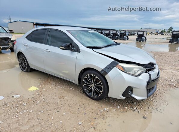 5YFBURHEXGP438395 2016 TOYOTA COROLLA Silver Front right
