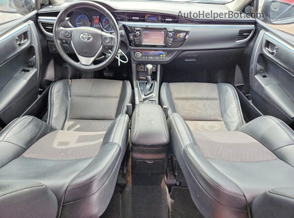 5YFBURHEXGP438395 2016 TOYOTA COROLLA Silver Dashboard view
