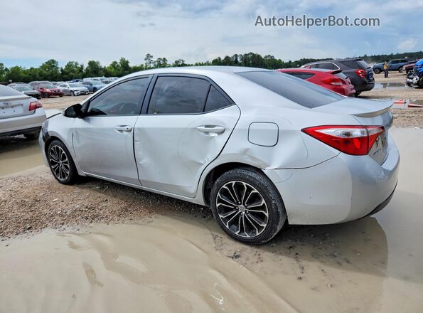 5YFBURHEXGP438395 2016 TOYOTA COROLLA Silver Rear left