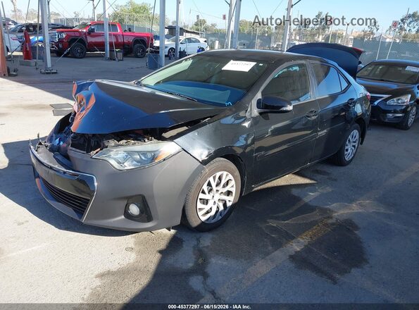 5YFBURHEXGP443645 2016 TOYOTA COROLLA Black Front left