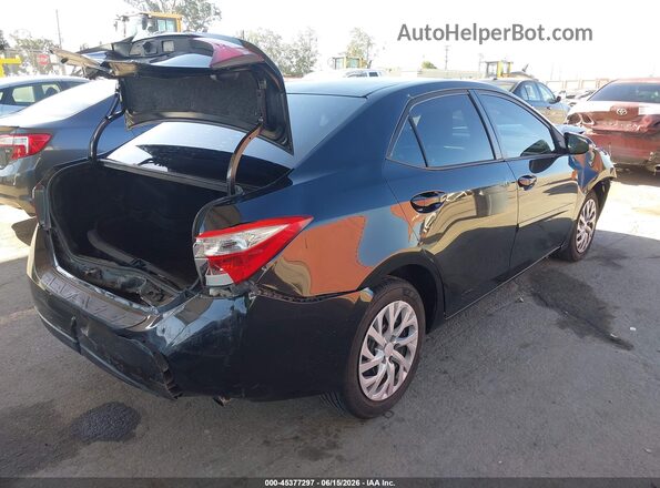 5YFBURHEXGP443645 2016 TOYOTA COROLLA Black Rear right