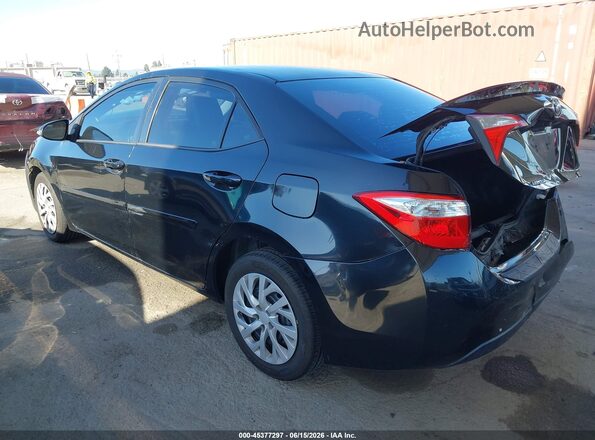5YFBURHEXGP443645 2016 TOYOTA COROLLA Black Rear left