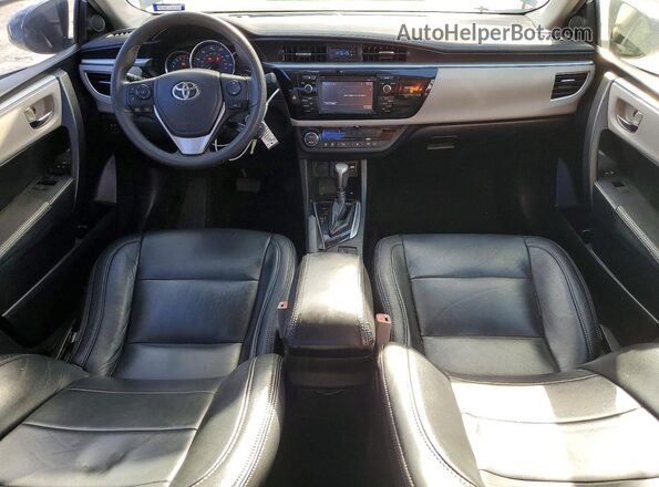 5YFBURHEXGP449090 2016 TOYOTA COROLLA Gray Widok deski rozdzielczej
