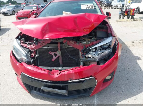 5YFBURHEXGP460736 2016 TOYOTA COROLLA Red წინა ხედი