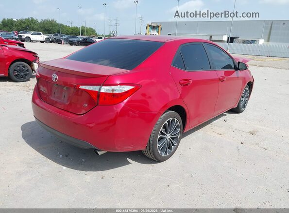 5YFBURHEXGP460736 2016 TOYOTA COROLLA Red უკანა მარჯვენა