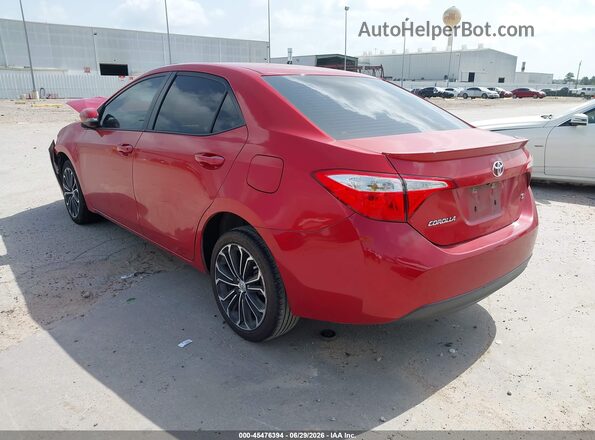5YFBURHEXGP460736 2016 TOYOTA COROLLA Red უკანა მარცხენა