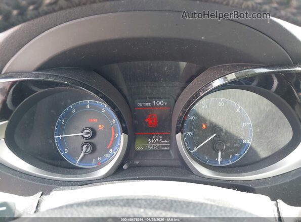 5YFBURHEXGP460736 2016 TOYOTA COROLLA Red უკანა სავარძლების ხედი
