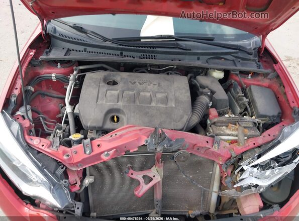 5YFBURHEXGP460736 2016 TOYOTA COROLLA Red უკანა ხედი