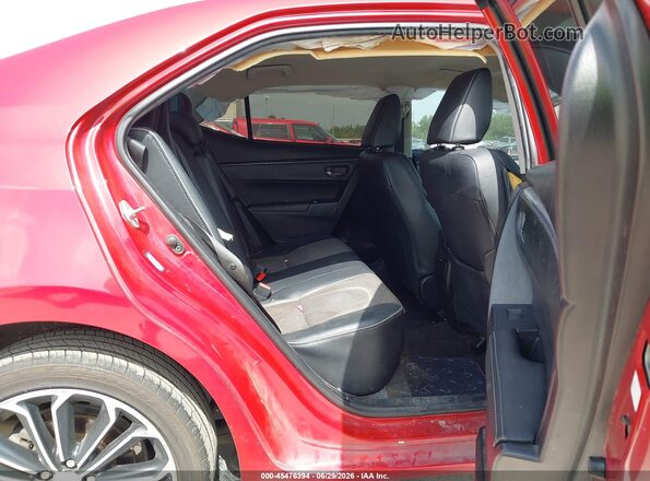 5YFBURHEXGP460736 2016 TOYOTA COROLLA Red VIN კოდის სტიკერის ხედი