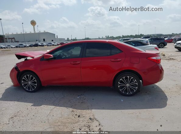 5YFBURHEXGP460736 2016 TOYOTA COROLLA Red 