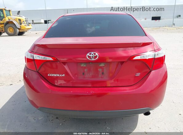 5YFBURHEXGP460736 2016 TOYOTA COROLLA Red 