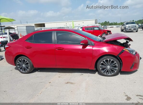 5YFBURHEXGP460736 2016 TOYOTA COROLLA Red სალონის 360-გრადუსიანი ხედი