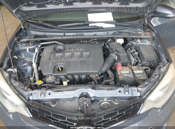 5YFBURHEXGP480887 2016 TOYOTA COROLLA Blue Rear view