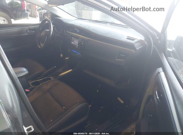 5YFBURHEXGP480887 2016 TOYOTA COROLLA Blue Front interior view