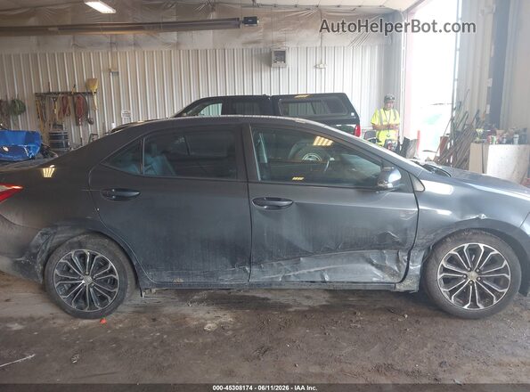 5YFBURHEXGP480887 2016 TOYOTA COROLLA Blue Rear interior view