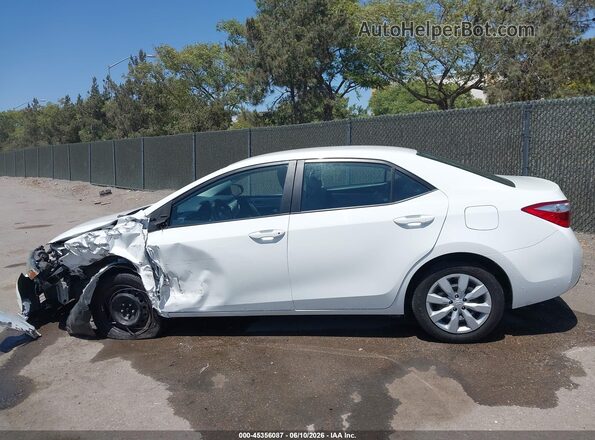 5YFBURHEXGP513256 2016 TOYOTA COROLLA Белый 