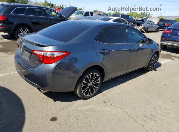 5YFBURHEXGP535337 2016 TOYOTA COROLLA Blue Հետևի աջ