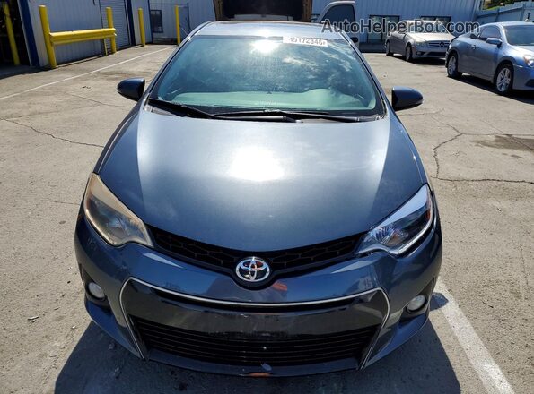 5YFBURHEXGP535337 2016 TOYOTA COROLLA Blue Դիմացի տեսք