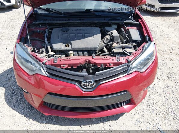 5YFBURHEXGP548878 2016 TOYOTA COROLLA Красный Вид сзади