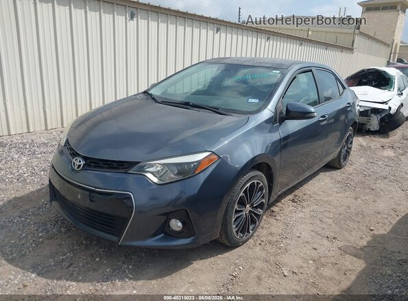 5YFBURHEXGP555149 2016 TOYOTA COROLLA Gray წინა მარცხენა ხედი სამი მეოთხედიდან