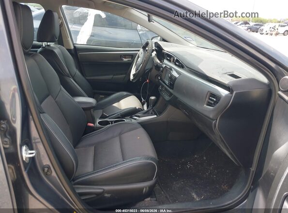 5YFBURHEXGP555149 2016 TOYOTA COROLLA Gray წინა სალონის ხედი