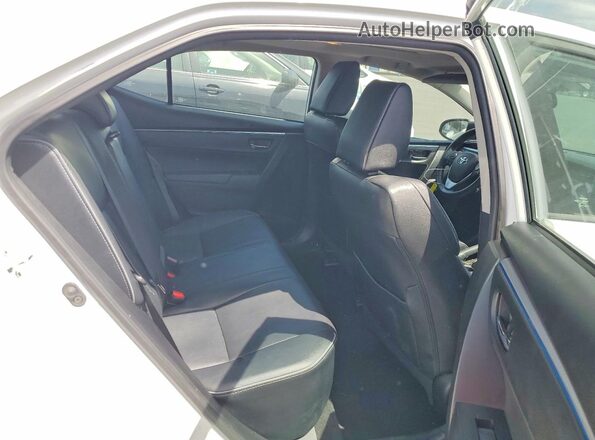 5YFBURHEXGP559010 2016 TOYOTA COROLLA White Հետևի նստատեղերի տեսք