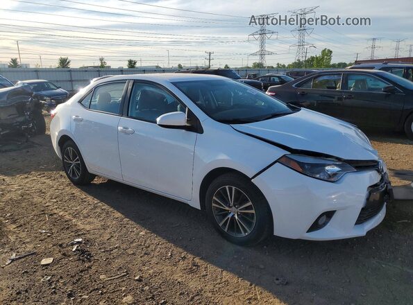 5YFBURHEXGP565454 2016 TOYOTA COROLLA White წინა მარჯვენა