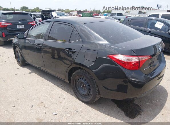 5YFBURHEXHP680105 2017 TOYOTA COROLLA Black Задня ліва чверть