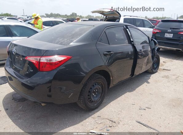 5YFBURHEXHP680105 2017 TOYOTA COROLLA Black Задня права чверть