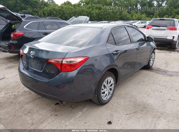 5YFBURHEXHP715015 2017 TOYOTA COROLLA Blue Задня права чверть