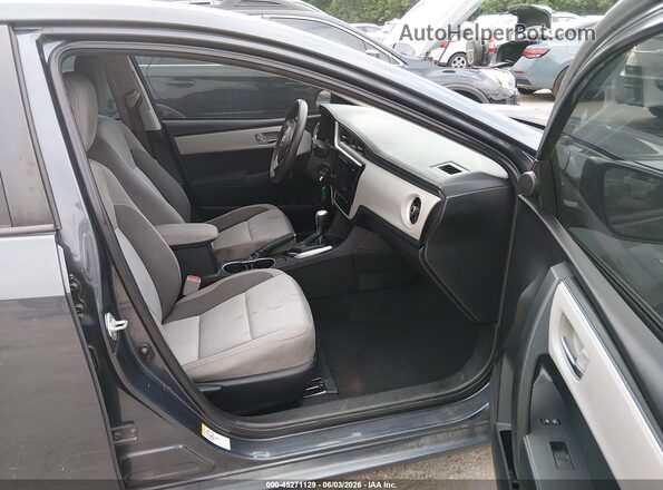 5YFBURHEXHP715015 2017 TOYOTA COROLLA Blue Вид салону спереду