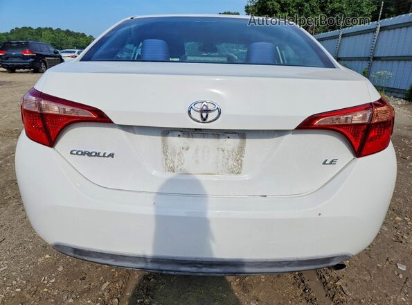 5YFBURHEXJP831210 2018 TOYOTA COROLLA White Vista trasera