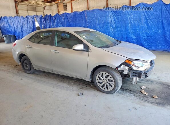 5YFBURHEXKP871207 2019 TOYOTA COROLLA Серебряный Передняя правая четверть