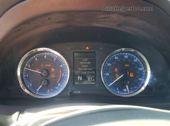 5YFBURHEXKP871207 2019 TOYOTA COROLLA Серебряный Вид щитка приборов