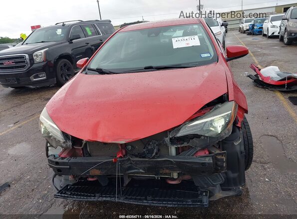 5YFBURHEXKP918803 2019 TOYOTA COROLLA Red Вид щитка приладів