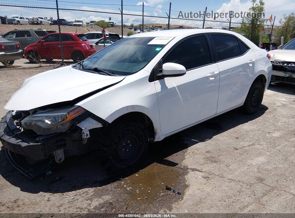 5YFBURHEXKP931244 2019 TOYOTA COROLLA White Vista tres cuartos delantera izquierda