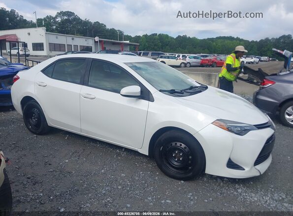 5YFBURHEXKP936444 2019 TOYOTA COROLLA White Widok wnętrza z tyłu