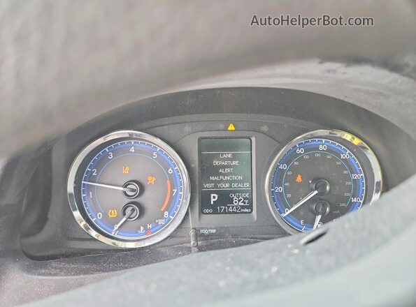 5YFBURHEXKP937125 2019 TOYOTA COROLLA Синий Вид щитка приборов