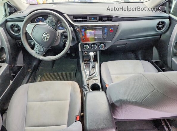5YFBURHEXKP937125 2019 TOYOTA COROLLA Синий Вид панели приборов
