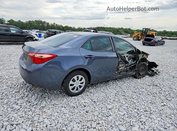 5YFBURHEXKP937125 2019 TOYOTA COROLLA Синий Задняя правая четверть
