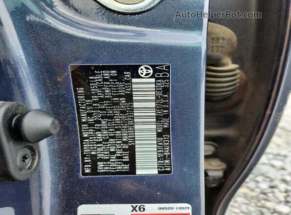 5YFBURHEXKP937125 2019 TOYOTA COROLLA Синий Вид подкапотного пространства