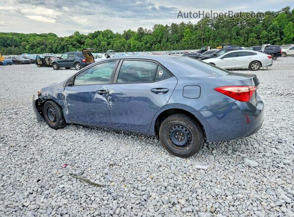 5YFBURHEXKP937125 2019 TOYOTA COROLLA Синий Задняя левая четверть