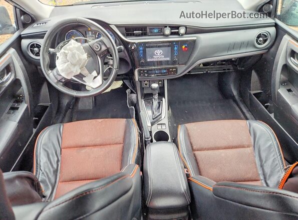 5YFBURHEXKP937447 2019 TOYOTA COROLLA Blue Dashboard view