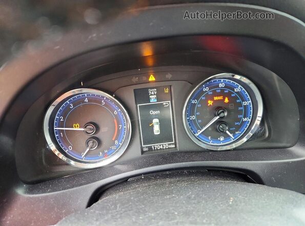 5YFBURHEXKP937447 2019 TOYOTA COROLLA Blue Instrument cluster view