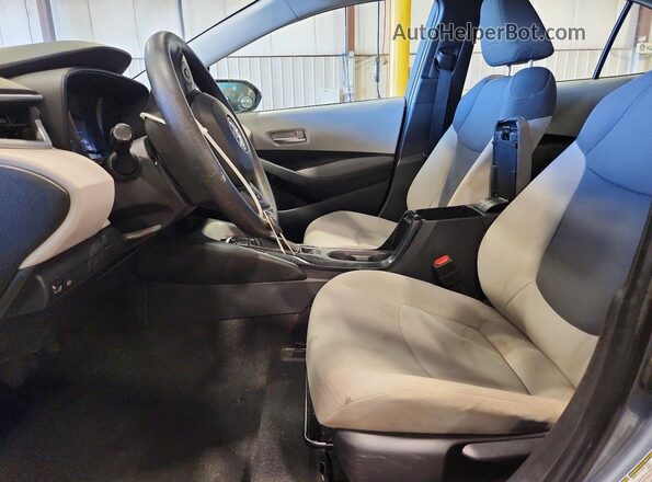 5YFDPMAE3MP174168 2021 TOYOTA COROLLA Gray წინა სალონის ხედი