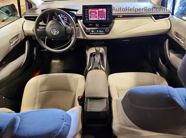 5YFDPMAE3MP174168 2021 TOYOTA COROLLA Gray წინა პანელის ხედი