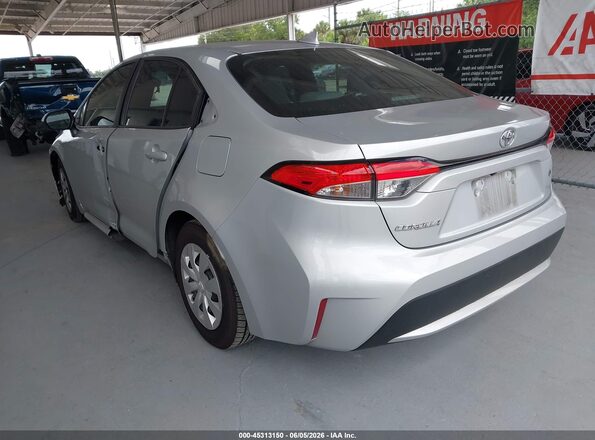 5YFDPMAE4MP172347 2021 TOYOTA COROLLA Silver Задня ліва чверть